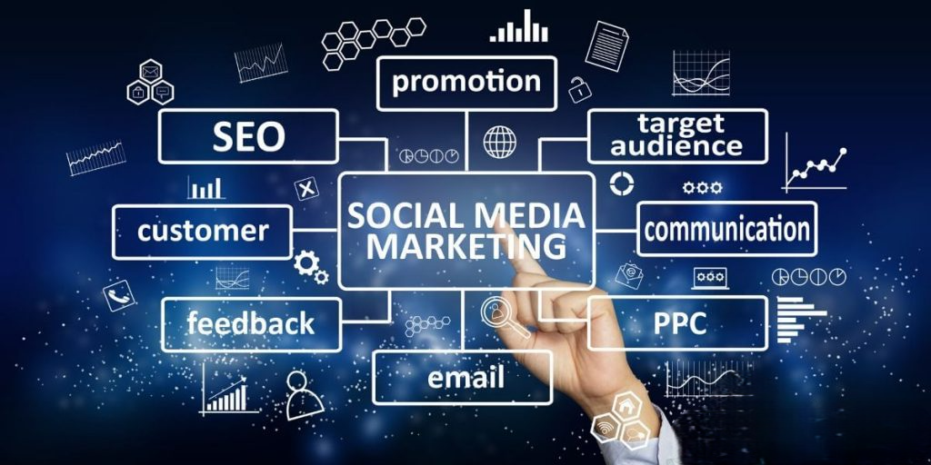 Social Media Marketing illustration